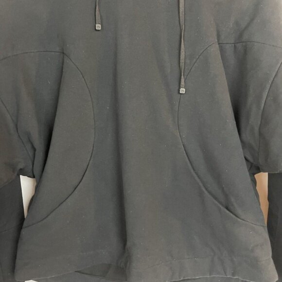 Blanc Noir Pullover Thin Down Hoody Women’s Size S Black NWT - Picture 6 of 12